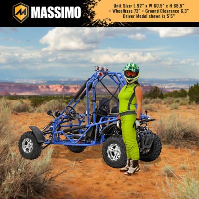 Image showing  GKA 200 169 cc Gas Powered Two-Seat Go Kart