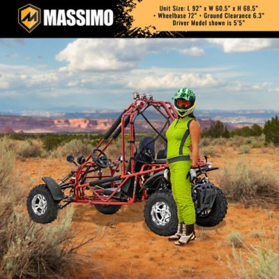 Image showing  GKA200 169cc Gas Powered Two-Seat Go-Kart