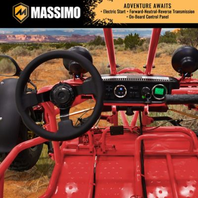 Image showing  GKA200 169cc Gas Powered Two-Seat Go-Kart