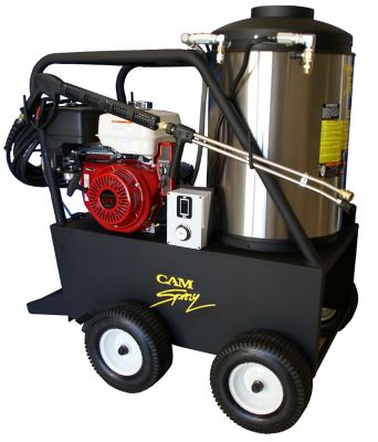 Cam Spray 3,000 PSI 4 GPM Gas Hot Water Pressure Washer, Honda 13 HP Engine
