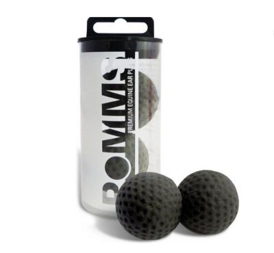 POMMS Equine Earplugs, Average Horse Size, 2-Pack