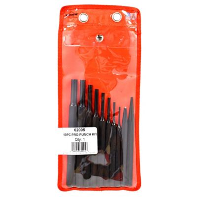 Image showing  Assorted Pro Punch Kit, 1/8 in., 3/32 in., 5/32 in., 3/16 in., 1/4 in., 7/32 in., 5/16 in., 3/8 in. and 5/16 in., 10 pc.