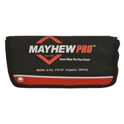 Image showing  Assorted Pilot Punch Kit, 1/16 in., 5/64 in., 3/32 in., 1/8 in., 5/32 in., 3/16 in., 7/32 in., 1/4 in., 5/16 in., 9 pc.