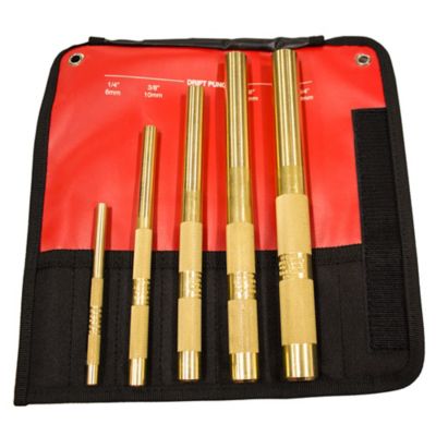 Mayhew 5 PC Brass Drift Punch Set