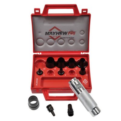 Mayhew Hollow Punch Set, 11 pc.