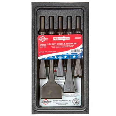 Mayhew Cut Chisel Scrape Set, 5 pc.