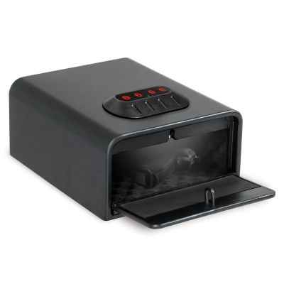 Image showing  Home Defense 0.25 cu. ft. Quick Access Vault with Electronic Lock, Matte Black, SA-HD2