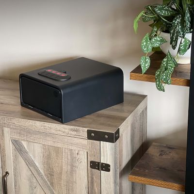 Image showing 5 th Sports Afield Home Defense 0.25 cu. ft. Quick Access Vault with Electronic Lock, Matte Black, SA-HD2