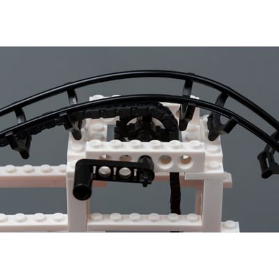 Image showing  900+ pc. Cyclone Gravity-Powered Roller Coaster Model Building Brick Set