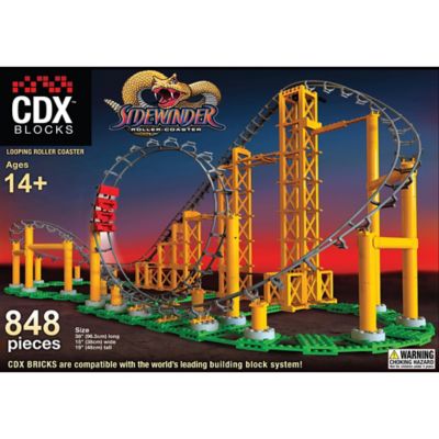 CDX Blocks Sidewinder - 825 Pieces, Building Brick Set