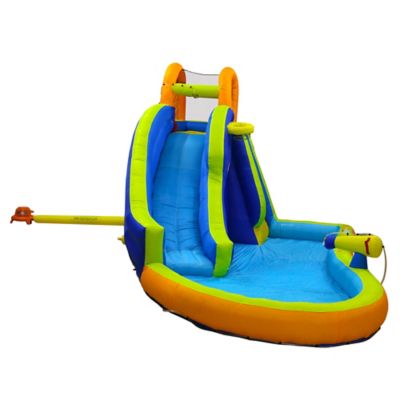 Image showing  Big Blast Inflatable Water Slide Park, 175 in. x 114 in. x 95 in.