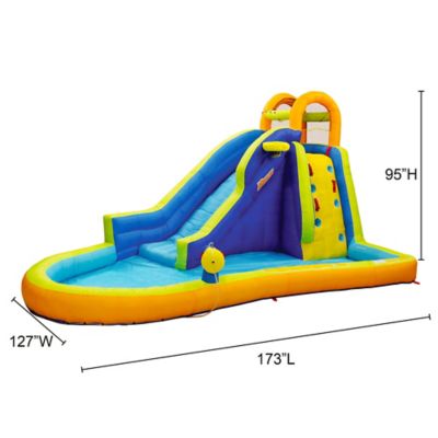 Image showing  Big Blast Inflatable Water Slide Park, 175 in. x 114 in. x 95 in.