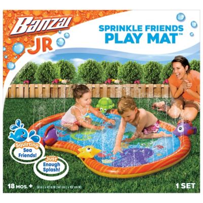 Image showing  Jr. Sprinkle Friends Outdoor Water Play Mat, 58 in. x 42 in.