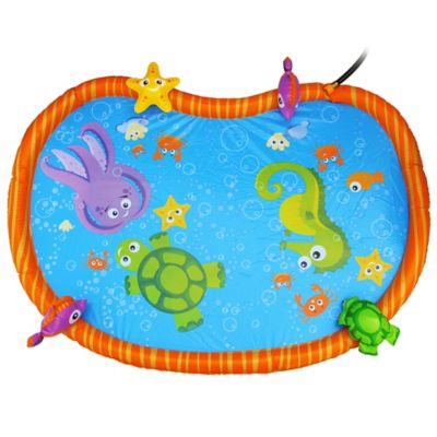 Image showing  Jr. Sprinkle Friends Outdoor Water Play Mat, 58 in. x 42 in.