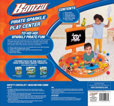 Image showing  Pirate Sparkle Play Center Inflatable Ball Pit with 20 Balls