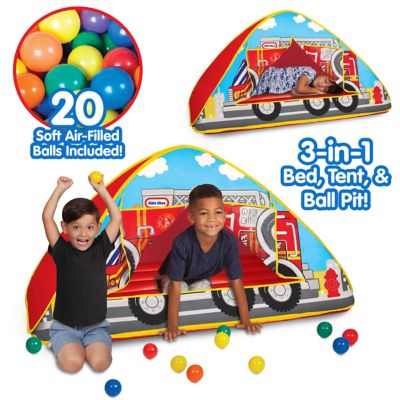 Little Tikes Fire Truck 3-in-1 Bed Tent and Ball Pit