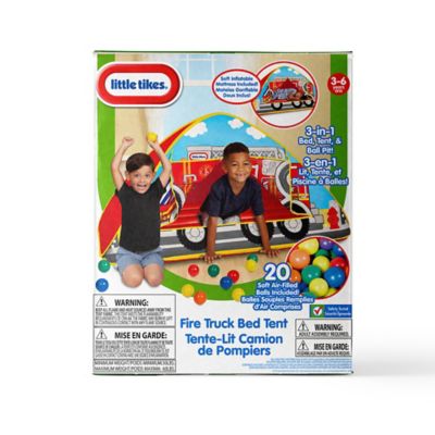 Image showing  Fire Truck 3-in-1 Bed Tent and Ball Pit