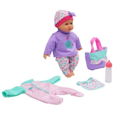 Image showing  Lifelike Baby Doll and Accessories Baby Keepsake Gift Set