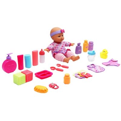 Image showing  12 in. Baby Doll and Accessories Starter Set