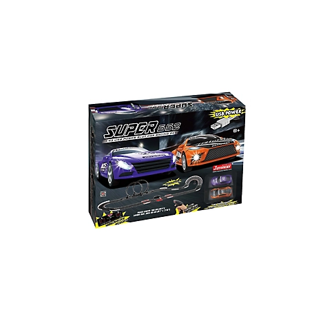 JOYSWAY Superior 552 USB Power Slot Car Racing Set, 1:43 Scale