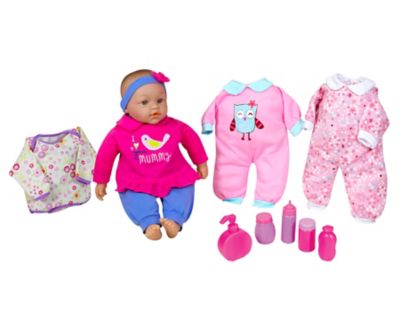Lissi 15 in. Baby Doll Playset with Extra Clothes and Accessories