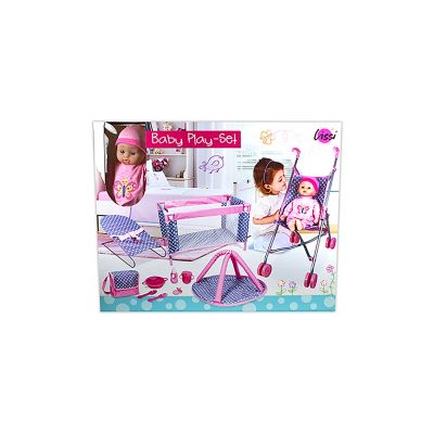 Image showing  Kids' 5 pc. Baby Doll Playset with Accessories