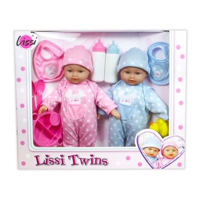 Image showing  11 in. Twin Baby Dolls