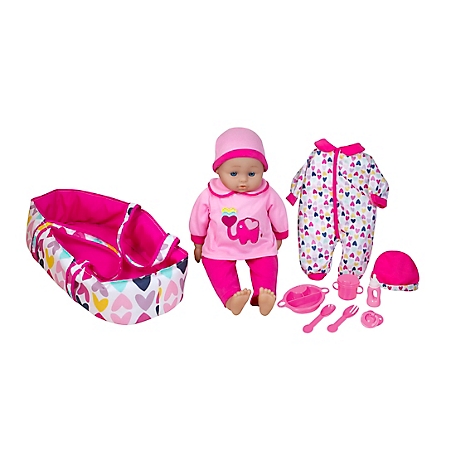 Lissi 16 in. Talking Sylvie Baby Doll with Accessories