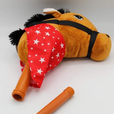 Image showing  Kids' 28 in. Giddy-Up Fantasy Plush Stick Horse Toy