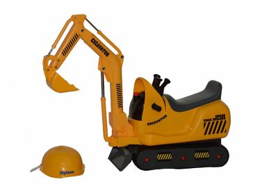 Skyteam Technology Micro Construction Excavator Ride-On Toy, 75 lb. Capacity