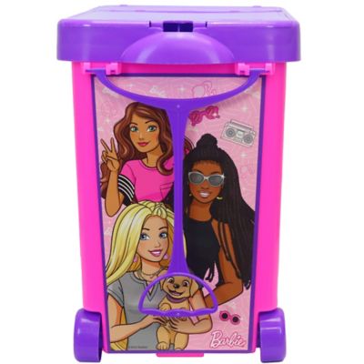 barbie store it all rolling bin