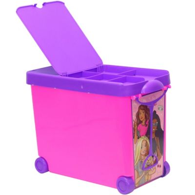 Image showing  Store It All Hello Gorgeous Doll Carrying Case, Holds More Than 15 Barbies