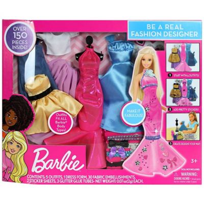 Barbie Be a Fashion Designer Dress Up Toy Kit, 5 Dresses at Tractor Co.