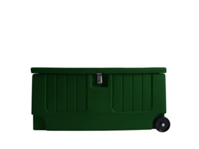 Image showing  Tack Trunk with Wheel Assembly, Green
