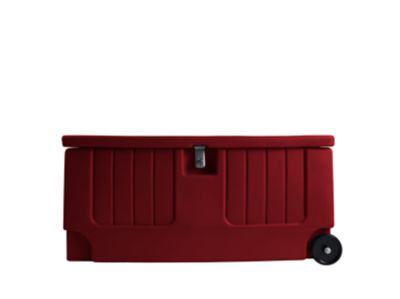 Image showing  Tack Trunk with Wheel Assembly, Maroon