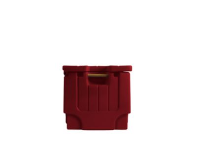 Image showing  Tack Trunk with Wheel Assembly, Maroon