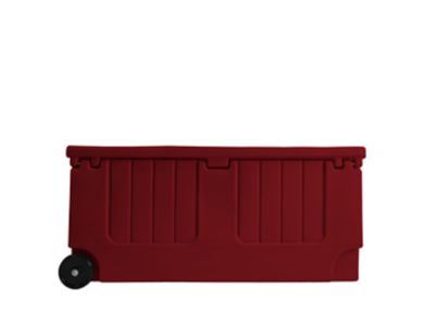 Image showing  Tack Trunk with Wheel Assembly, Maroon