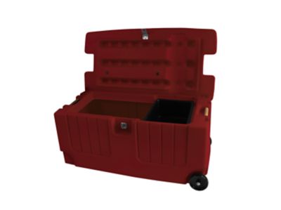 Image showing 7 th Horsemen's Pride Tack Trunk with Wheel Assembly, Maroon