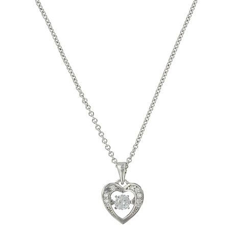 Montana Silversmiths Silver Dancing Heart Necklace