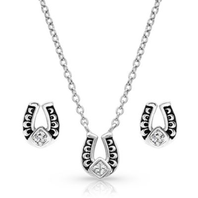 Montana Silversmiths Flourish Horseshoe Mini Jewelry Set