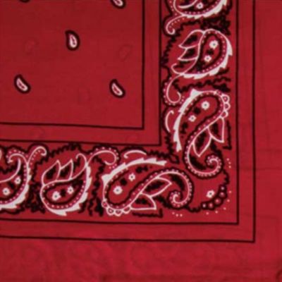 Image showing  Unisex Wild Rag Bandana, Extra Large, Red