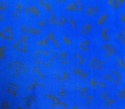 Image showing  Unisex Mini Wild Rag Scarf, Royal