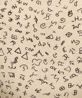 Image showing  Unisex Mini Wild Rag Scarf, Tan