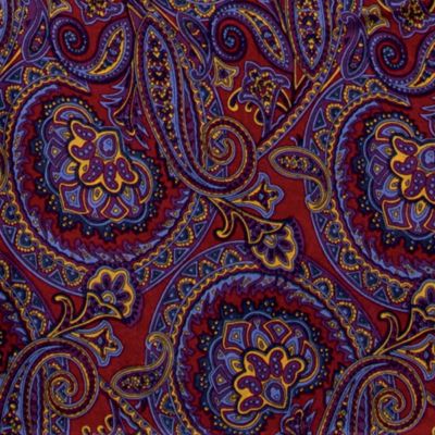 Wyoming Traders #1 Paisley Frontier Calico Wild Rag Scarf