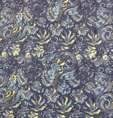 Image showing  Unisex Adult #8 Frontier Calico Wild Rag Scarf, Blue