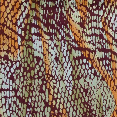 Image showing  Unisex #1 Gecko Charmeuse Silk Scarf
