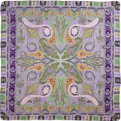 Wyoming Traders #3 Lilac/Lace Charmeuse Scarf