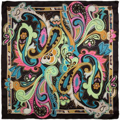 Image showing  Unisex #9 J-Dazzle Charmeuse Silk Scarf
