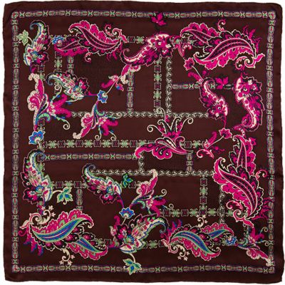 Wyoming Traders #10 Morocco Charmeuse Silk Scarf