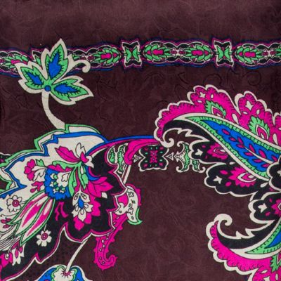 Image showing  Unisex #10 Morocco Charmeuse Silk Scarf